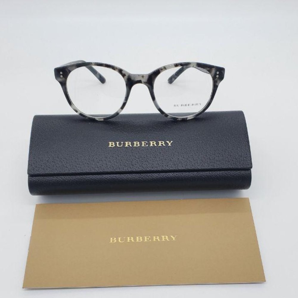 Burberry Grey Havana 2194 Eyeglasses - Picture 5 of 6